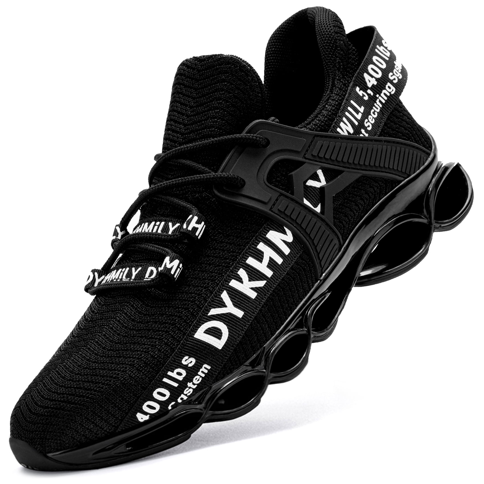 Dykhmily Mens Steel Toe Sneakers Slip Resistant Work Shoe